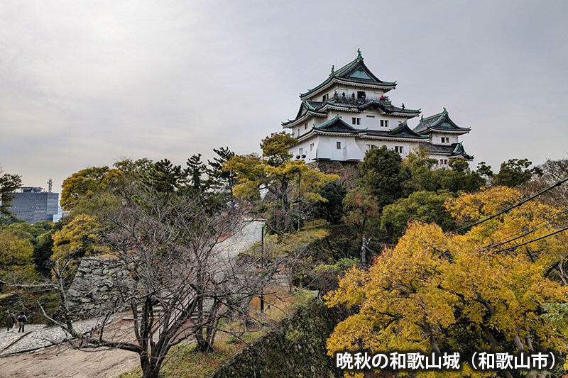 晩秋の和歌山城