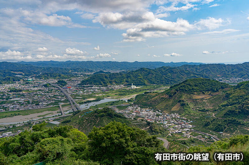 有田市街の眺望