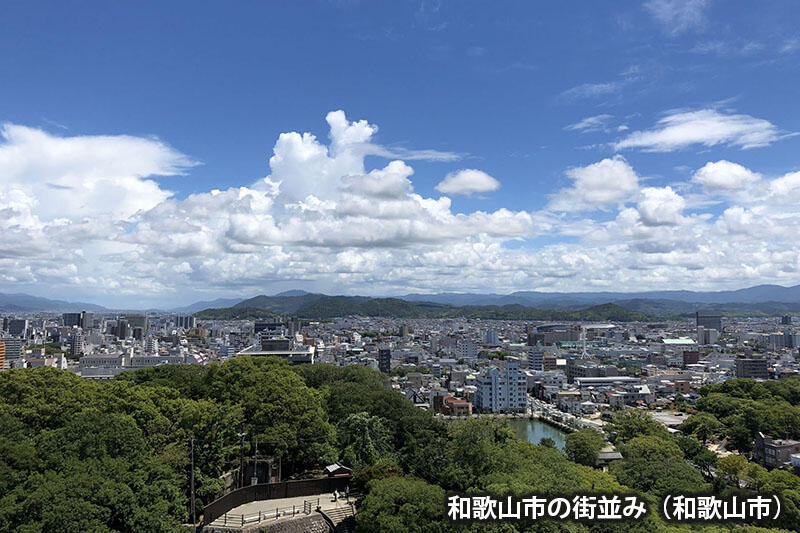 和歌山市の街並み