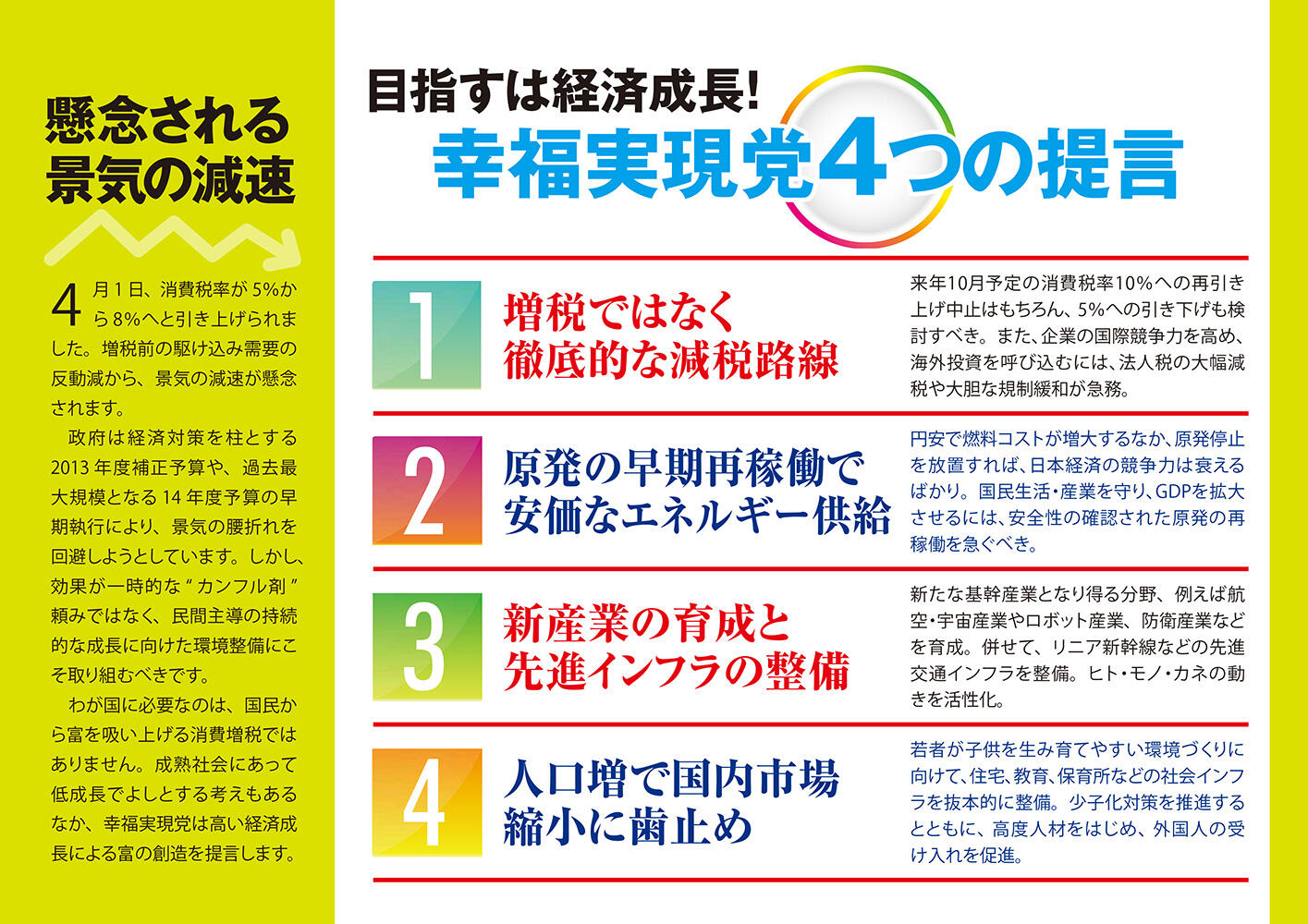 幸福実現党NEWS 2014年 vol.56（裏側）